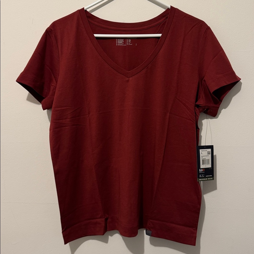 5.11 Tactical Women’s Maroon T-Shirt